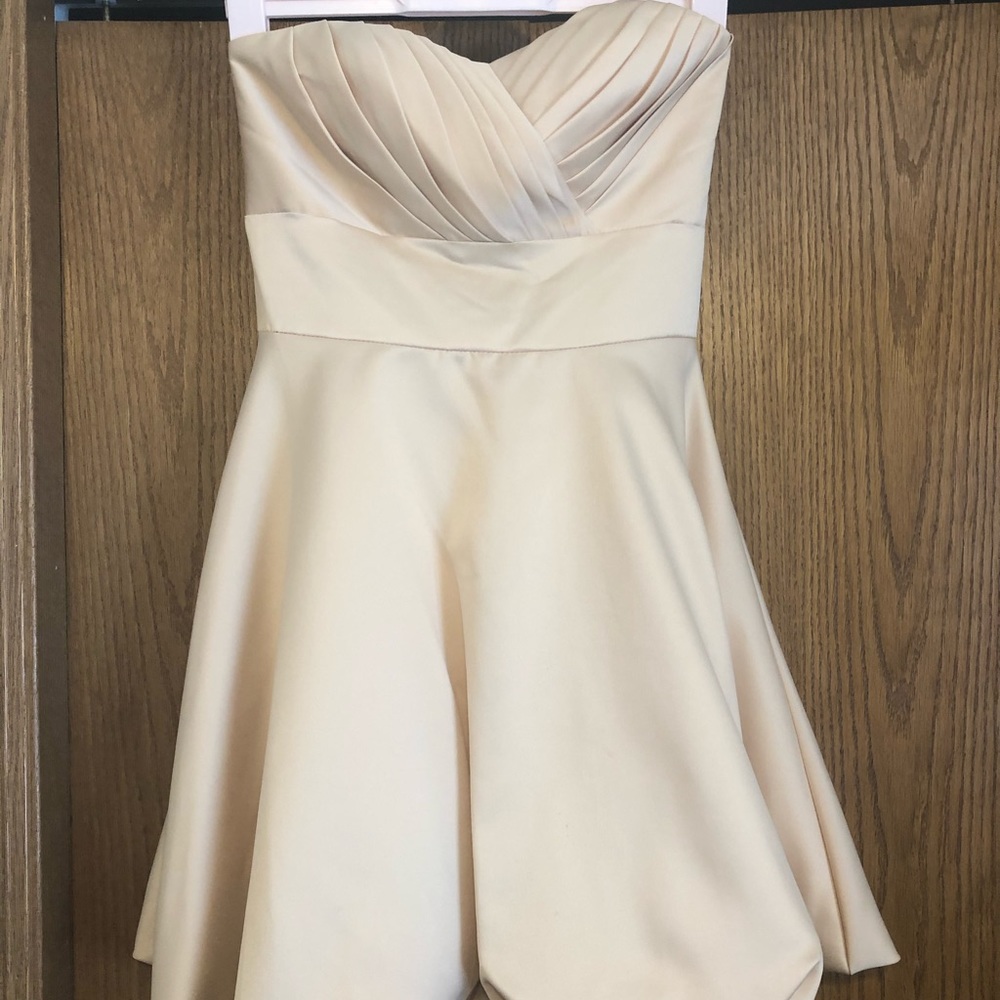 NWT Champagne Straple Dress